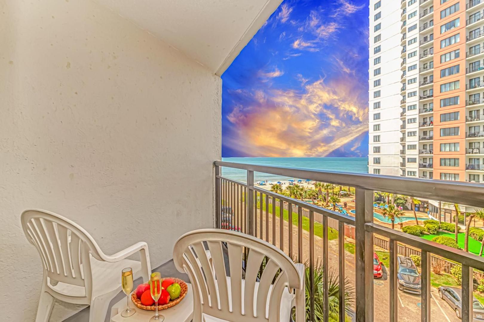 Oceanview 1 Bedroom Suite Landmark Resort 548 Perfect For A Couple Or Party Of 4 Мертл-Біч Екстер'єр фото